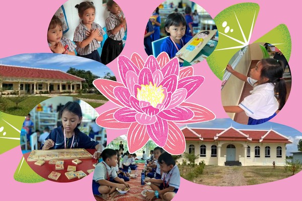 Visite à la communauté du Cambodge