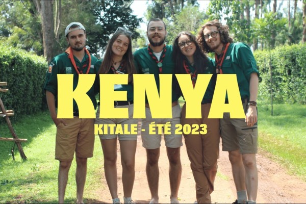 Project of the scouts from France in Kenya