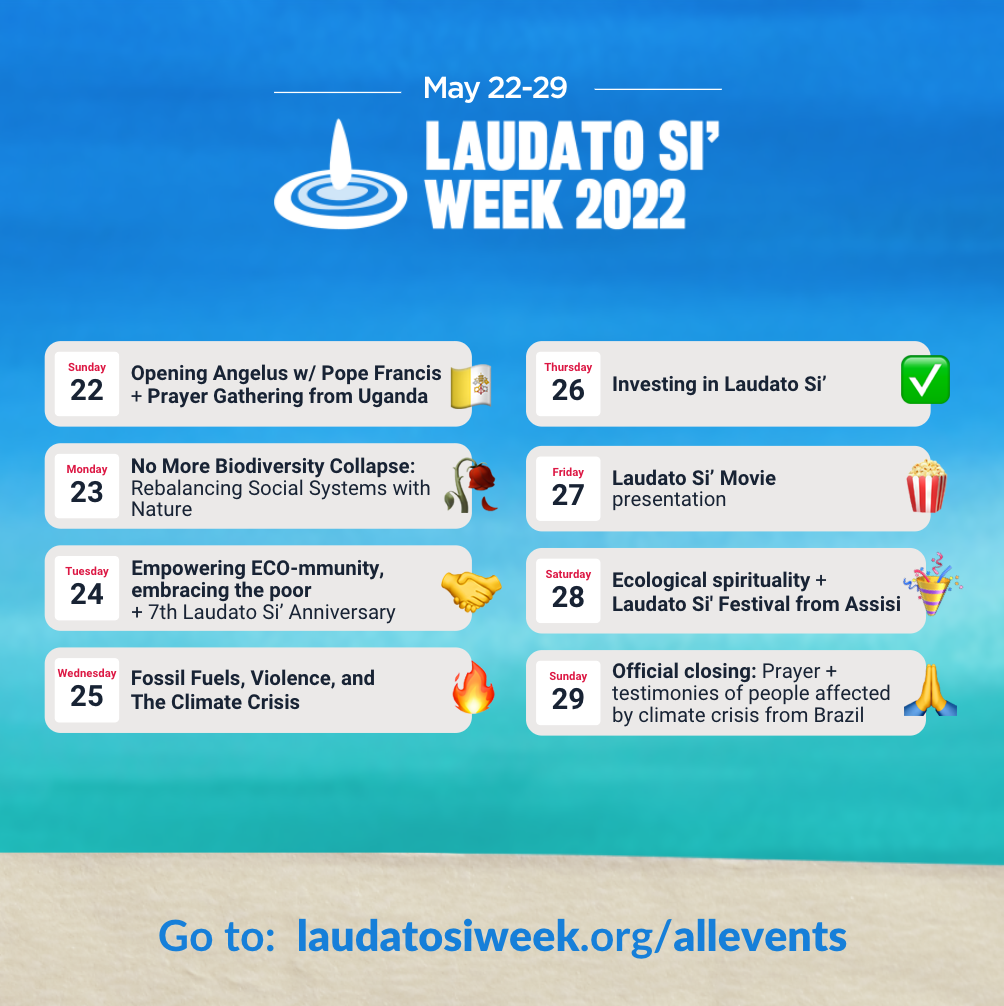 Laudato Si week calendar 2022